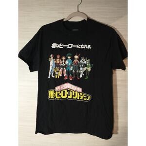 My Hero Academia Hot Topic Exclusive T-Shirt Mens Size Medium Anime Graphic Tee